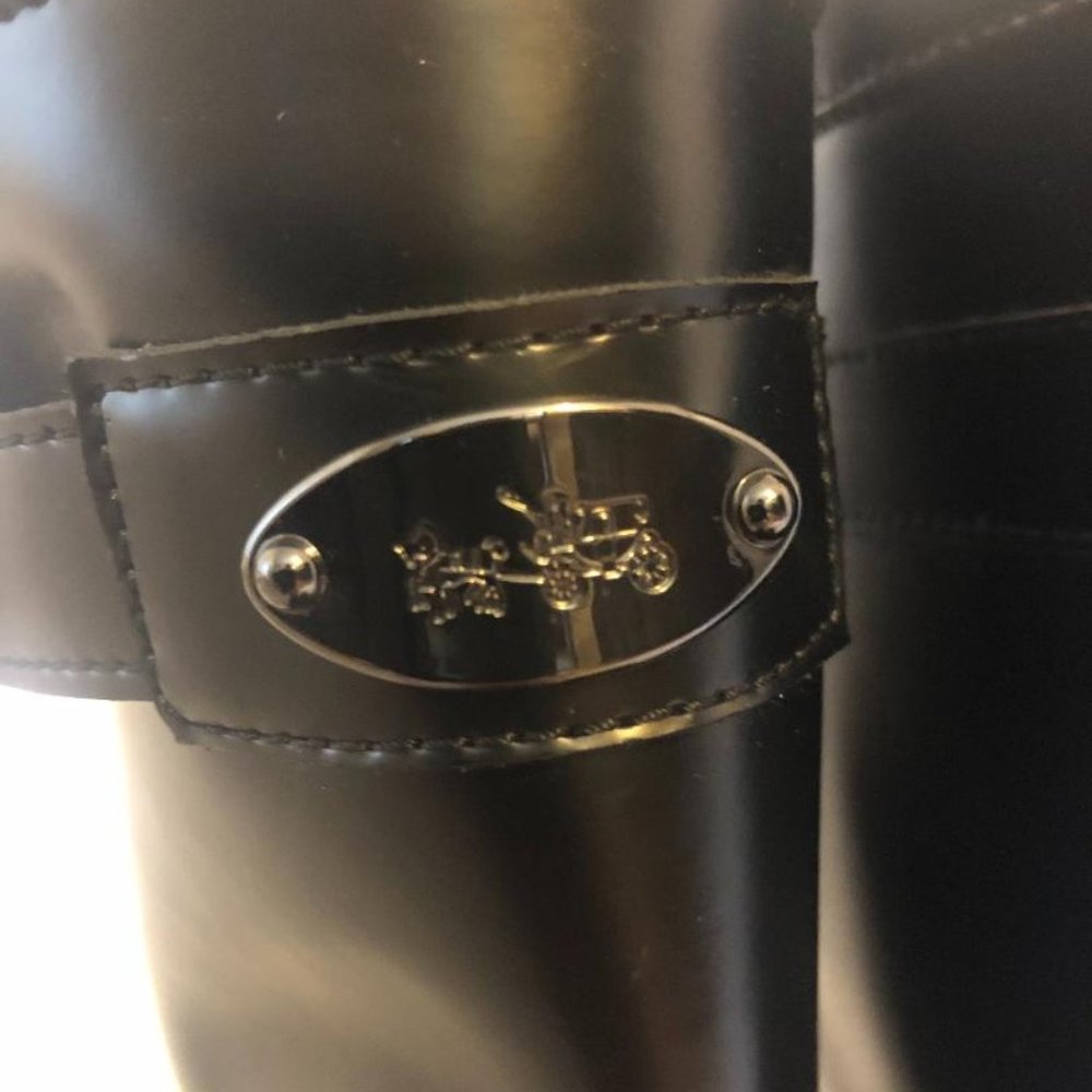 COACH Dual Buckle Leather Boots!! - Picture 5 of 6